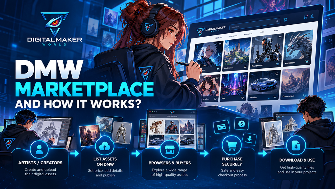 Digital Maker World Marketplace, and How Does It Actually Work?