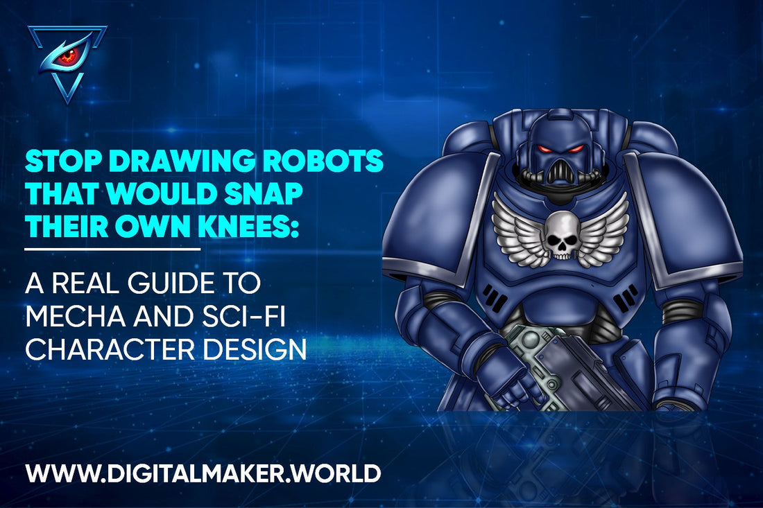 Stop Drawing Robots That Would Snap Their Own Knees: A Real Guide to Mecha and Sci-Fi Character Design