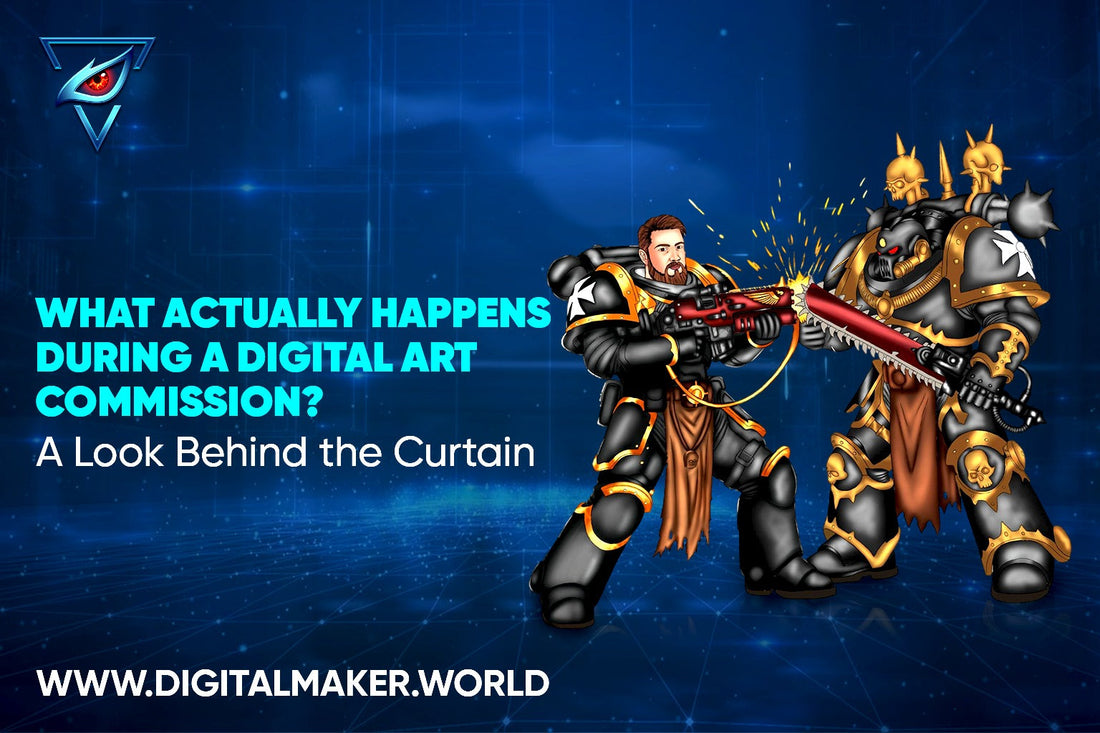 What Actually Happens During a Digital Art Commission? A Look Behind the Curtain