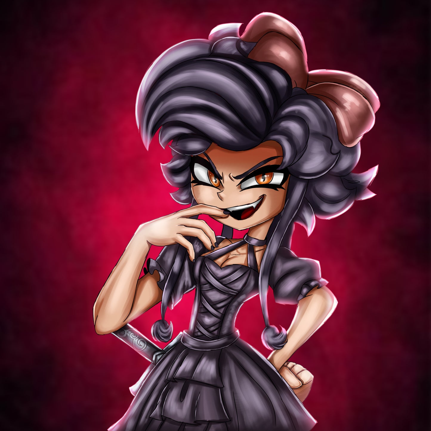 Cyn – Murder Drones | Half body Anime Fan Art Illustration