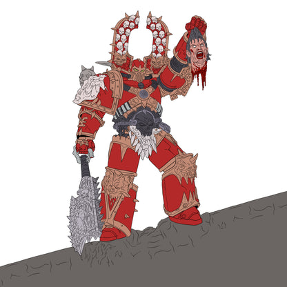 Chaos Executioner | Dark Fantasy Character Art