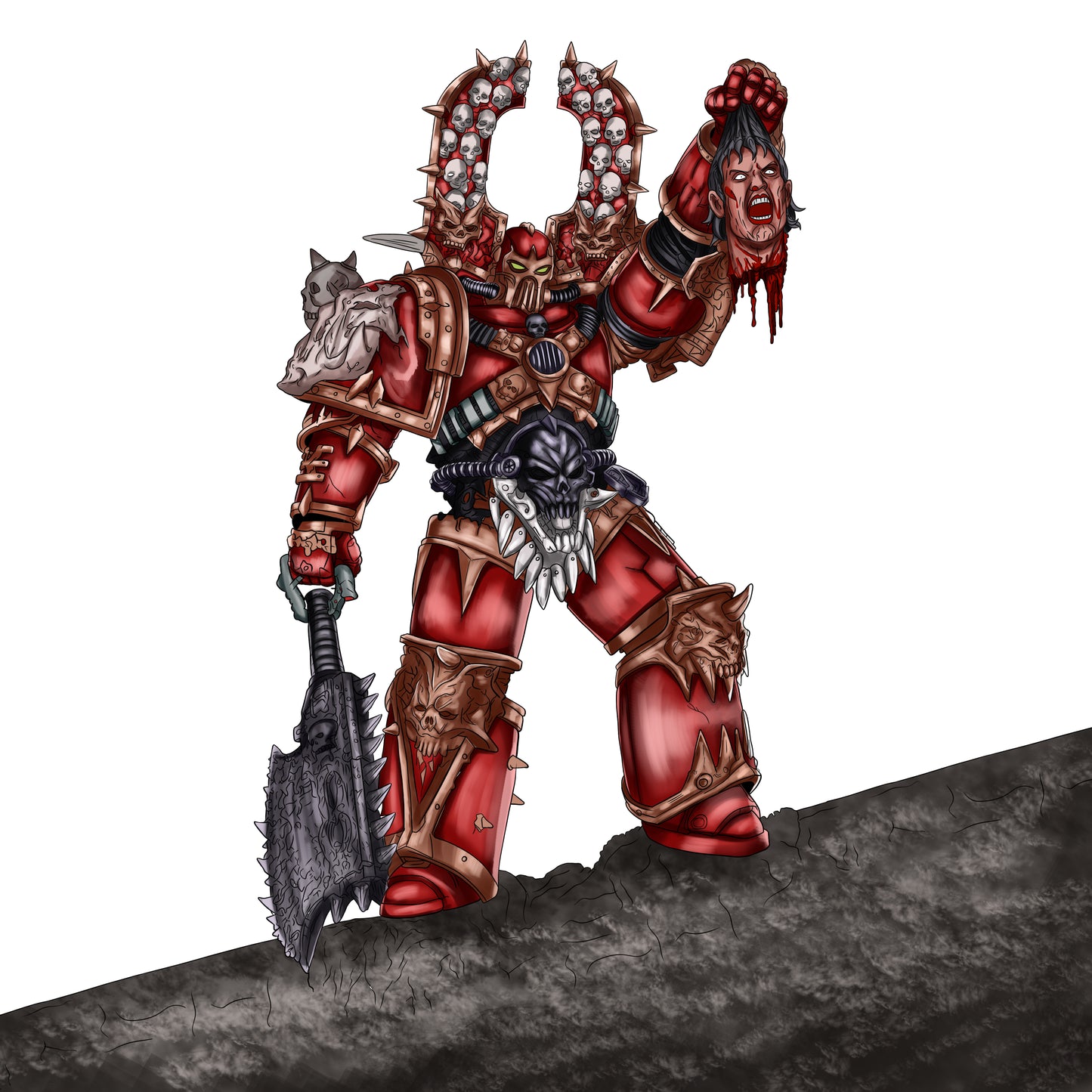 Chaos Executioner | Dark Fantasy Character Art