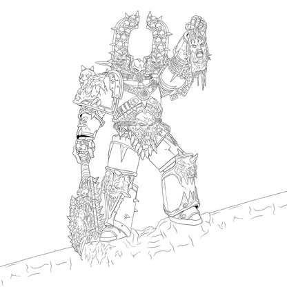 Chaos Executioner | Dark Fantasy Character Art