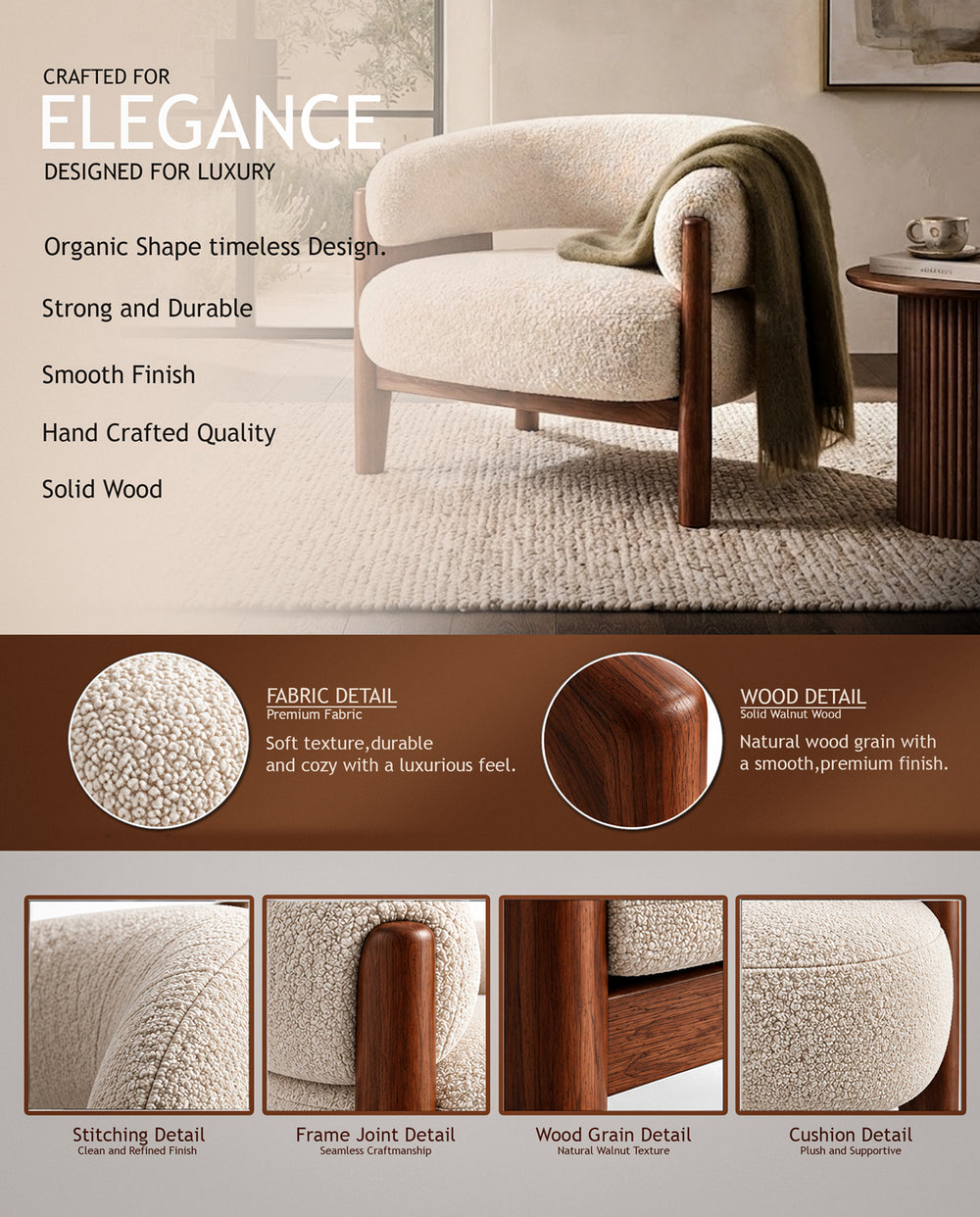 Crafted for Elegance - Luxury Chair Design
